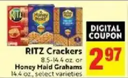 Save Mart Ritz Crackers or Honey Maid Graham offer