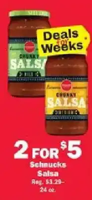 Schnucks Schnucks salsa offer