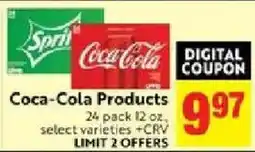 Save Mart Coca-Cola Products offer