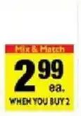Save Mart Mix & Match offer