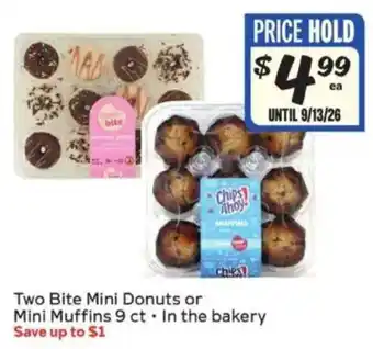 Two Bite Mini Donuts or Mini Muffins
