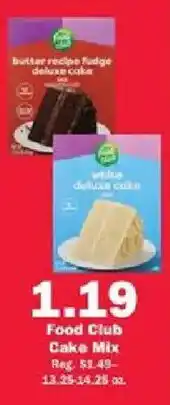 Schnucks Food Club Cake Mix offer