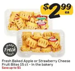 Winn Dixie Fresh Baked Apple or Strawberry Cheese Fruit Bites offer