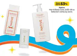 Grocery Outlet Native Hair & Body Care offer