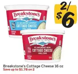 Winn Dixie Breakstone's Cottage Cheese offer