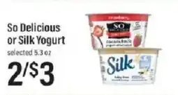 Lowes Foods So Delicious or Silk Yogurt offer