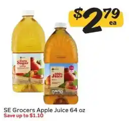 Winn Dixie Se Grocers Apple Juice offer
