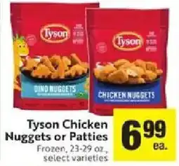 Save Mart Tyson Chicken Nuggets or Patties offer