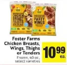 Save Mart Foster Farms Chicken Breasts, Wings, Thighs or Tenders offer