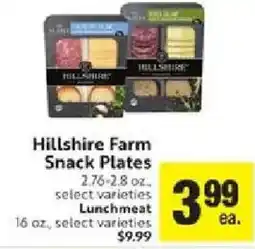Save Mart Hillshire Farm Snack Plates offer
