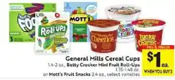 Save Mart General Mills Cereal Cups offer