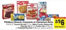 Save Mart Pillsbury Biscuit, Crescents or Cinnamon Rolls offer
