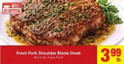 Save Mart Fresh Pork Shoulder Blade Steak offer