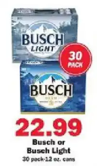 Schnucks Busch or Busch Light offer
