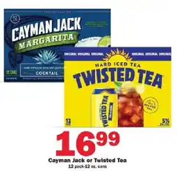 Schnucks Cayman Jack or Twisted Tea offer