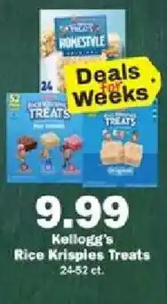 Schnucks Kellogg's Rice Krispies Treats offer