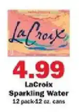 Schnucks LaCroix Sparkling Water offer