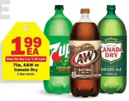 Schnucks 7up, A&W or Canada Dry offer