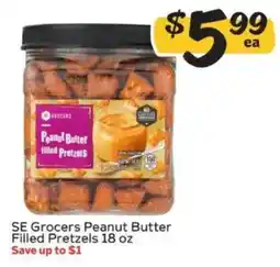 Winn Dixie SE Grocers Peanut Butter Filled Pretzels offer