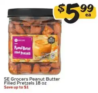Winn Dixie SE Grocers Peanut Butter Filled Pretzels offer