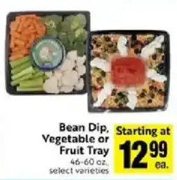 Save Mart Bean Dip, Vegetable or Fruit Tray offer