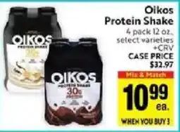 Save Mart Oikos Protein Shake offer