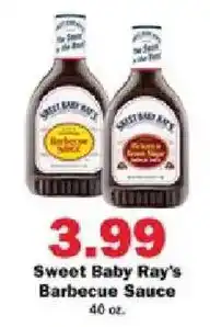 Schnucks Sweet Baby Ray's Barbecue Sauce offer