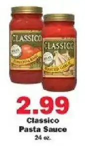 Schnucks Classico pasta sauce offer