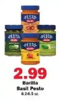 Schnucks Barilla Basil Pesto offer
