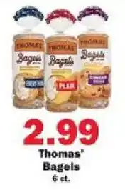 Schnucks Thomas' Bagels offer