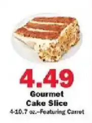 Schnucks Gourmet Cake Slice offer
