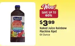 Grocery Outlet Naked Juice Rainbow Machine Rpet offer