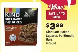 Grocery Outlet Kind soft baked squares pb blondie bars offer