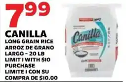 Sedano's Canilla long grain rice offer