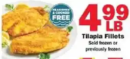 Schnucks Tilapia Fillets offer