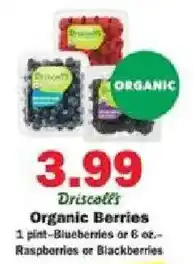 Schnucks Driscoll's Organic Berries offer