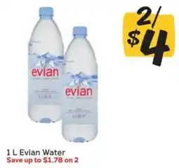 Winn Dixie 1 L Evian Water offer
