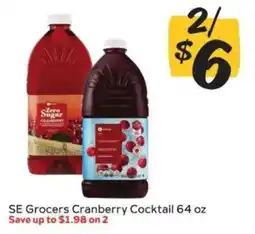 Winn Dixie Se Grocers Cranberry Cocktail offer