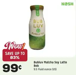 Grocery Outlet Bubluv Matcha Soy Latte Bob offer