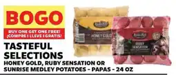 Sedano's Tasteful Selections Honey Gold, Ruby Sensation or Sunrise Medley Potatoes offer