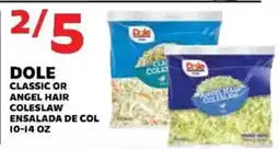 Sedano's Dole classic or angel hair coleslaw offer