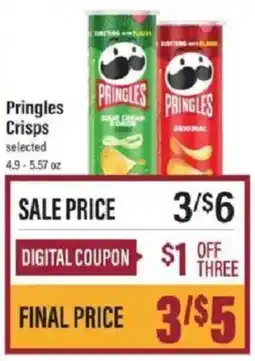 Lowes Foods Pringles Crisps offer