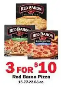 Schnucks Red Baron pizza offer
