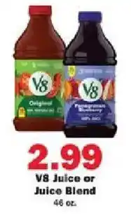 Schnucks V8 Juice or Juice Blend offer