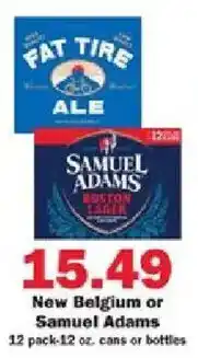 Schnucks New Belgium or Samuel Adams offer
