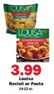 Schnucks Louisa Ravioli or Pasta offer
