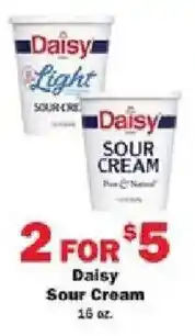 Schnucks Daisy sour cream offer