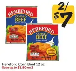 Winn Dixie Hereford corn beef offer