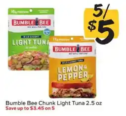 Winn Dixie Bumble Bee Chunk Light Tuna offer