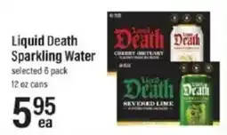 Lowes Foods Liquid Death Sparkling Water offer